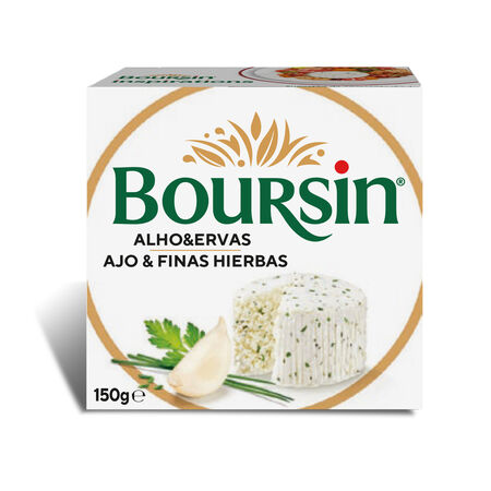 Queso fresco Boursin 150gr con ajo y finas hierbas