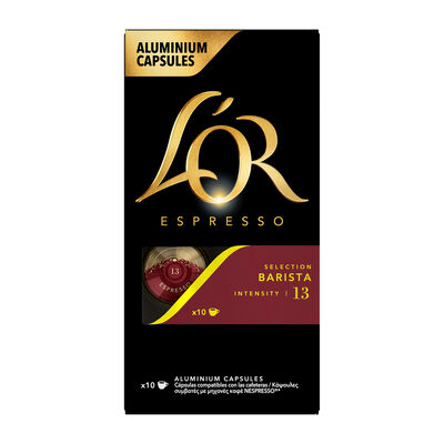 Café Intenso en cápsulas XXL L'Or Barista 10 ud. 10 cápsulas