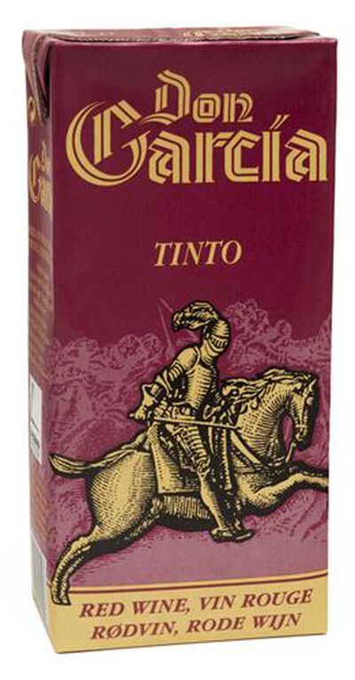 Vino tinto Don García brik 1l