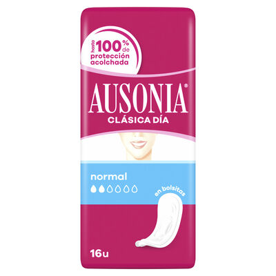 Compresa normal Ausonia 16 unidades