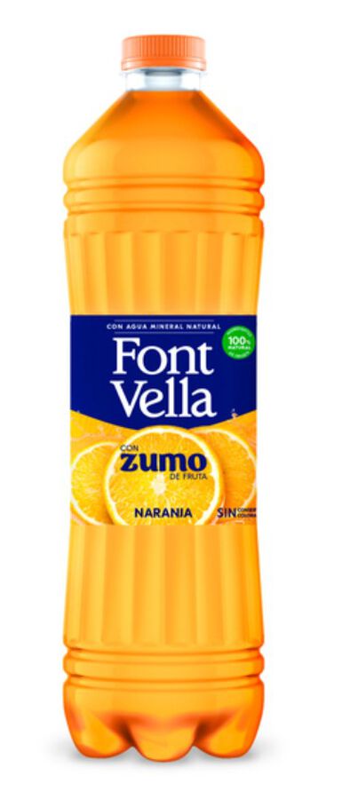 Font Vella Naranja - botella 1,15L.