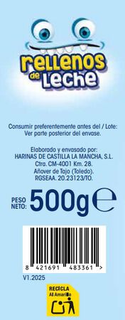 Cereales rellenos de leche Alipende 500g