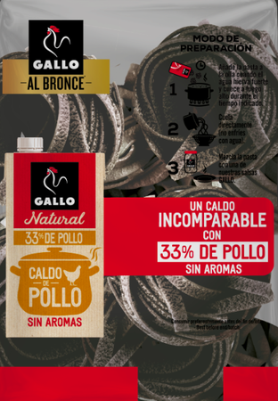 Tagliatelle Gallo gourmet 250g al nero di sepia