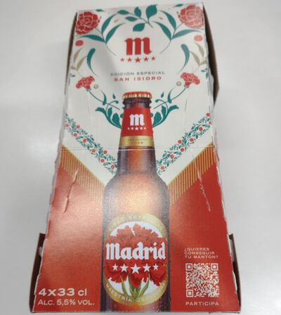 Cerveza Rubia Mahou 33cl