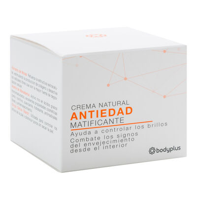 Crema facial natural Bodyplus 50ml antiedad