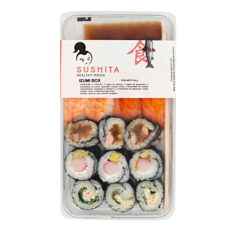 Preparado de sushi izumi box Sushita bandeja 300g