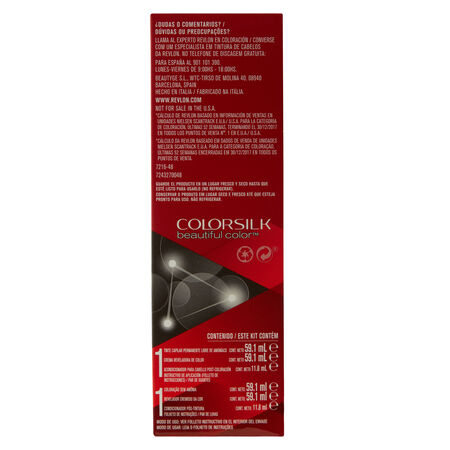 Tinte de cabello sin amoníaco Revlon Colorsilk nº 80 rubio ceniza