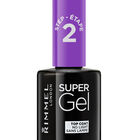 Esmalte de u&ntilde;as Rimmel top coat Super Gel 2&ordf; fase