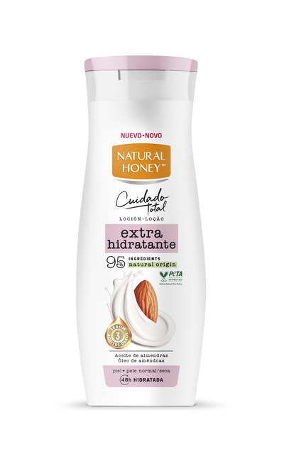 Loción corporal Natural Honey 330 ml Extra Hidratante