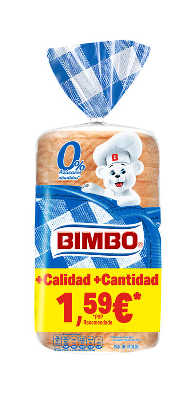 Pan de molde Bimbo 430g