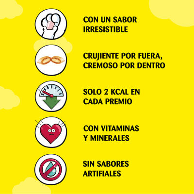 Snack para gato Catisfactions aves a la brasa 55g