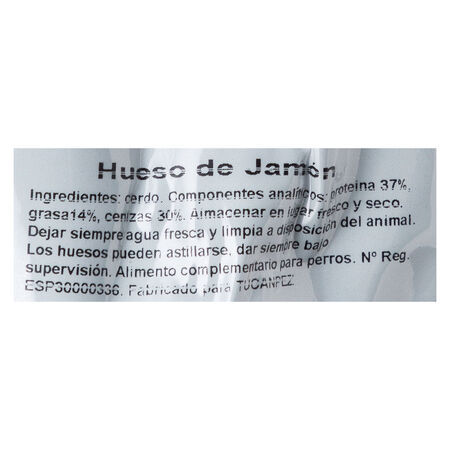 Hueso perro Natural Quality jamón