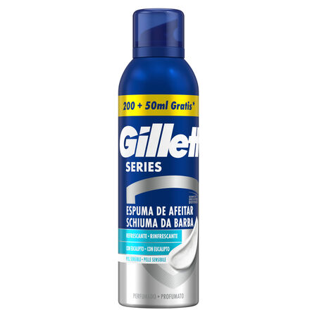 Espuma de afeitar Gillette 200+50ml series refrescante