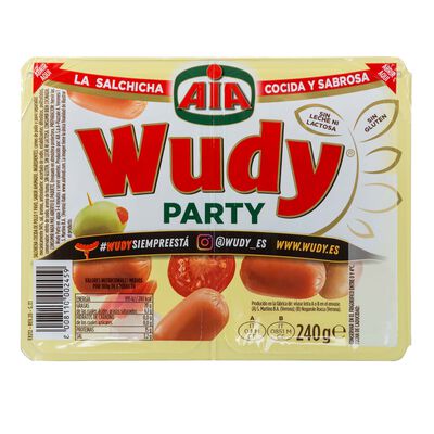 Salchichas cocktail Aia wudy 240g