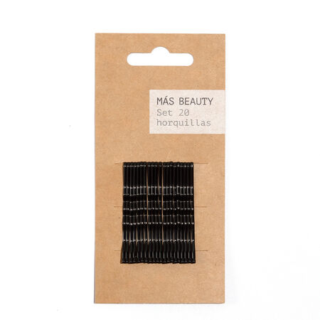 Horquilla negra Mas Beauty 20 unidades