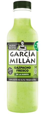 Gazpacho fresco garc&iacute;a mill&aacute;n de la huerta 750 ml