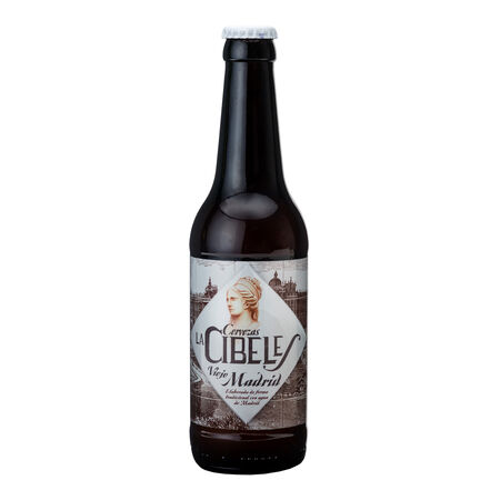 Cerveza artesana La Cibeles Viejo Madrid botella 33cl