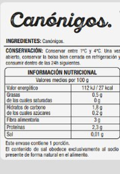 Canónigos Alipende 90 gr