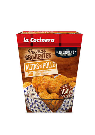 Alitas de pollo La Cocinera con pimienta picante 500g