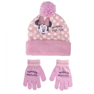 Gorro y guantes Minnie Disney