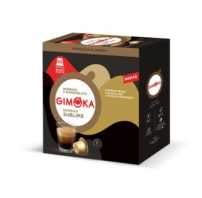 C&aacute;psulas de caf&eacute; compatible con Nespresso espresso sublime Gimoka 50 c&aacute;psulas