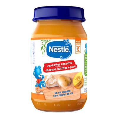 Tarro de verduritas con pavo Nestlé 190g