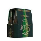 Cerveza dorada Alhambra Reserva 1925 pack 6 botellas 22,5cl