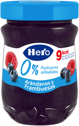 Confitura Arándanos y Frambuesa Hero Diet 280g