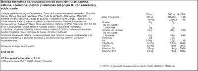 Bebida energ&eacute;tica Monster Energy 50cl juiced mango loco lata