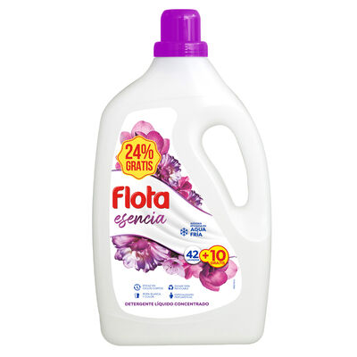 Detergente L&iacute;quido Flota 42 + 10 Lavados Esencia