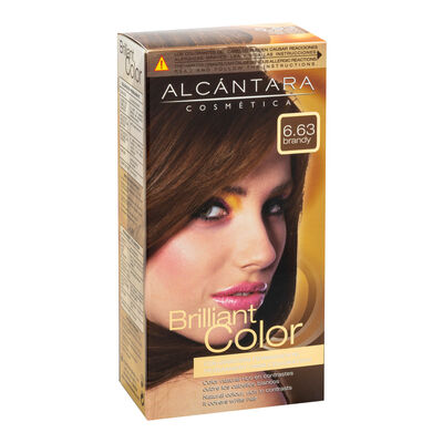 Tinte de cabello Alc&aacute;ntara Brilliant Color n&ordm; 6.63 brandy
