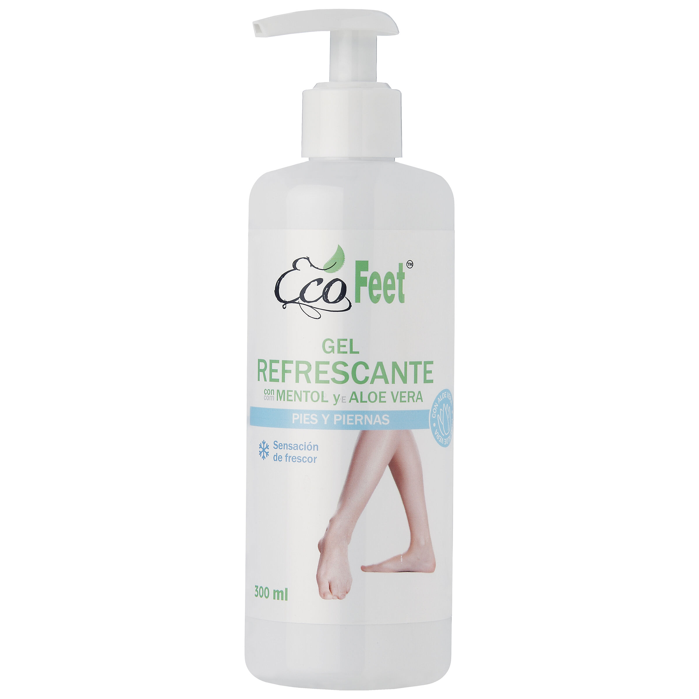 Gel refrescante Ecofeet con mentol y aloe vera 300 ml