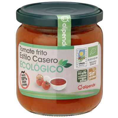 Tomate frito ecol&oacute;gico en aceite de oliva Alipende 350g