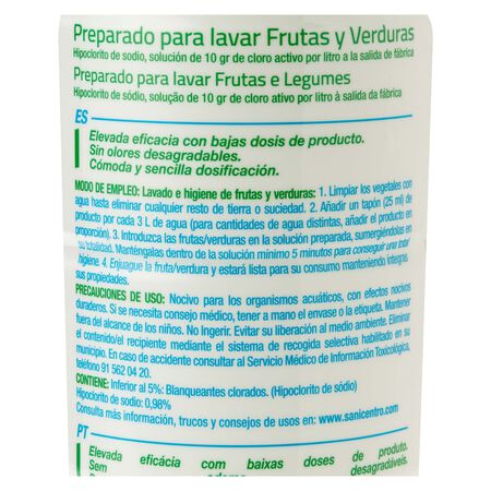 Desinfectante para lavar fruta-verdura Sanicentro 750ml