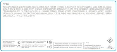 Eau de toilette Caravan mujer 150ml n&ordm;85