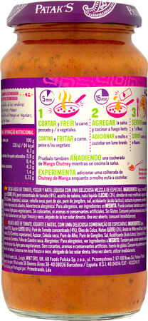 Salsa tikka masala Patak´s 450g