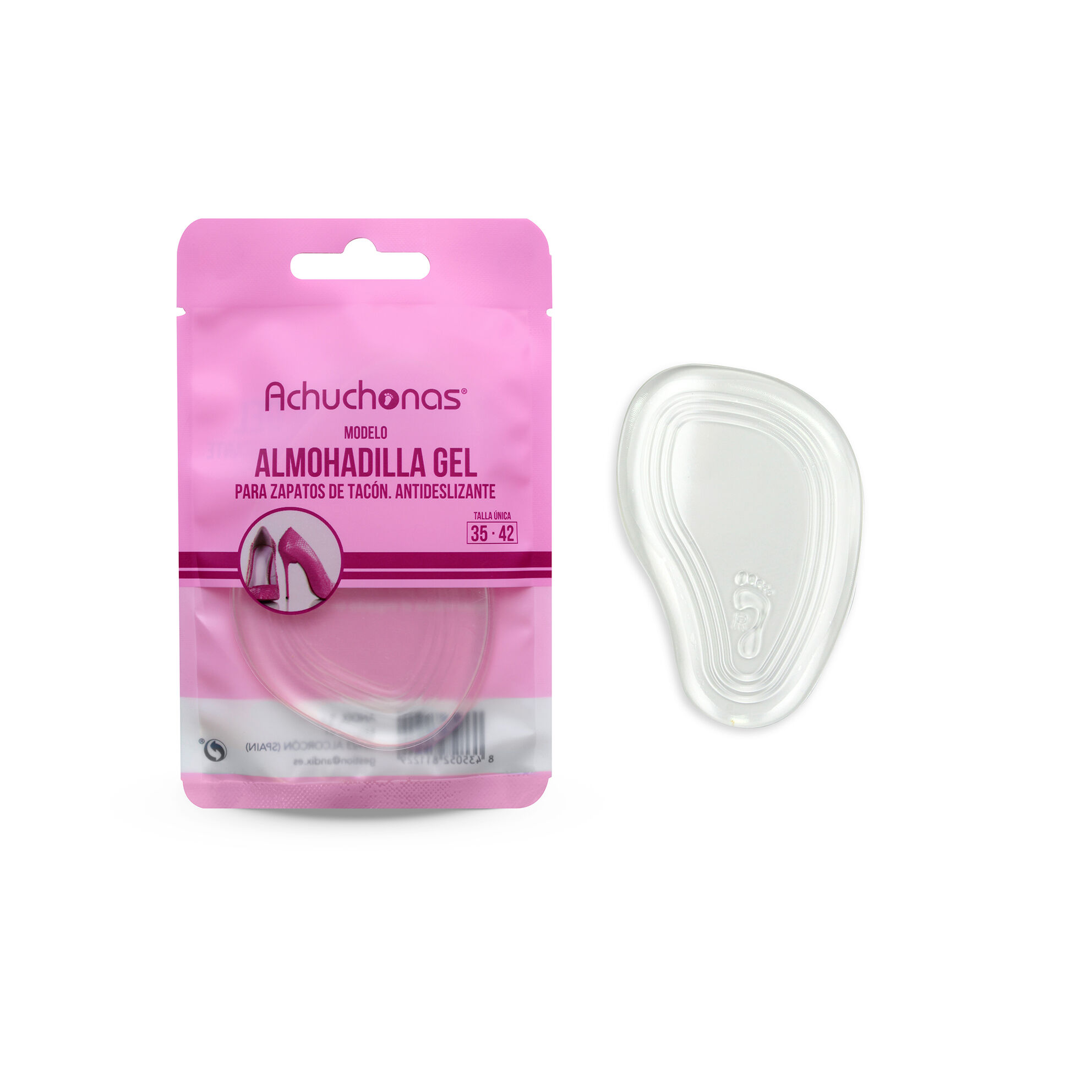 Plantilla modelo almohadilla gel extrafina Achuchonas