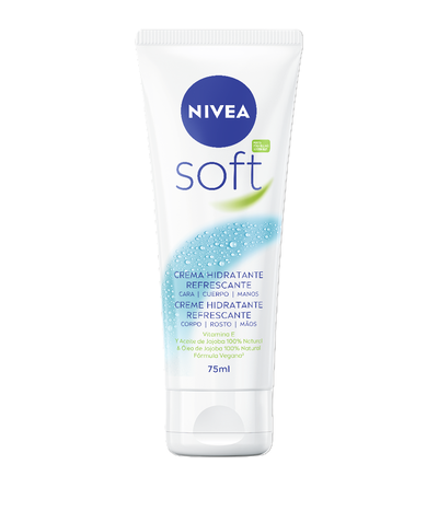 Crema corporal Nivea 75ml soft hidratante refrescante