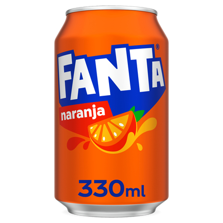 Refresco naranja Fanta lata 33cl