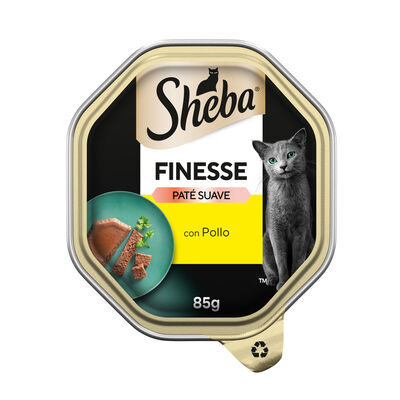 Alimento para gatos Sheba Finesse 85g Pollo