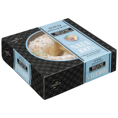 Rosc&oacute;n de Reyes sin az&uacute;car a&ntilde;adido relleno nata 450g