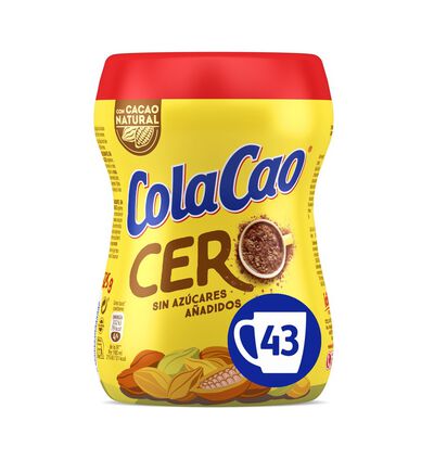 Cacao 0% az&uacute;car a&ntilde;adido Colacao 325g