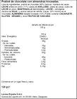 Láminas de praliné de chocolate con almendras Lacasa 128g