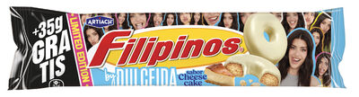 Galletas con sabor cheesecake by Dulceida Filipinos 83gr + 35gr