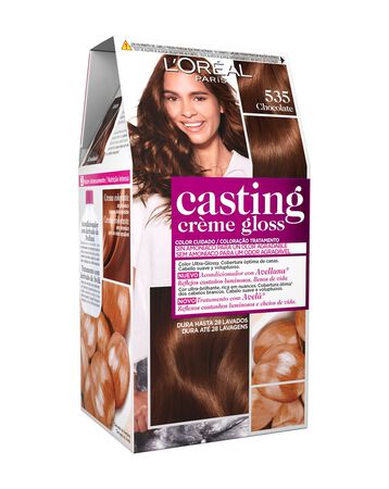 Tinte para el pelo sin amoníaco Casting Crème Gloss  nº 535 castaño caoba