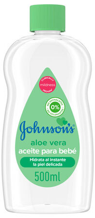 Aceite infantil corporal Johnson´s 500ml aloe vera