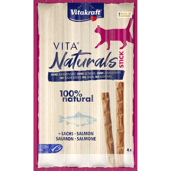Snack de salmón para gatos Vitakraft 20g
