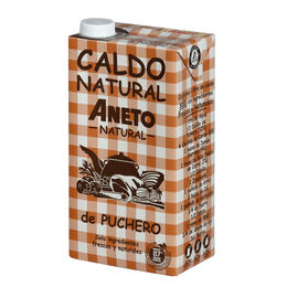 Caldo natural puchero con carnes y verduras Aneto 1l