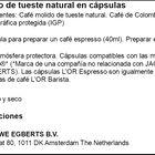 Café espresso origen Colombia para máquinas Nespresso intensidad 8 L'Or 50 cápsulas