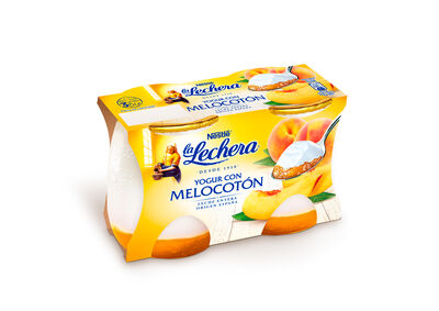 Yogur La Lechera pack 2 con melocot&oacute;n